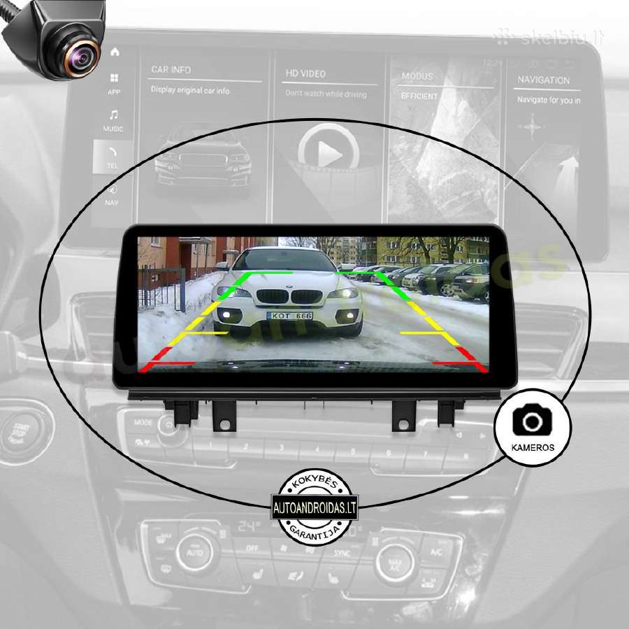 Bmw X1 F48 X2 Android multimedia 12 colių ekranu - nuotraukos Nr. 7