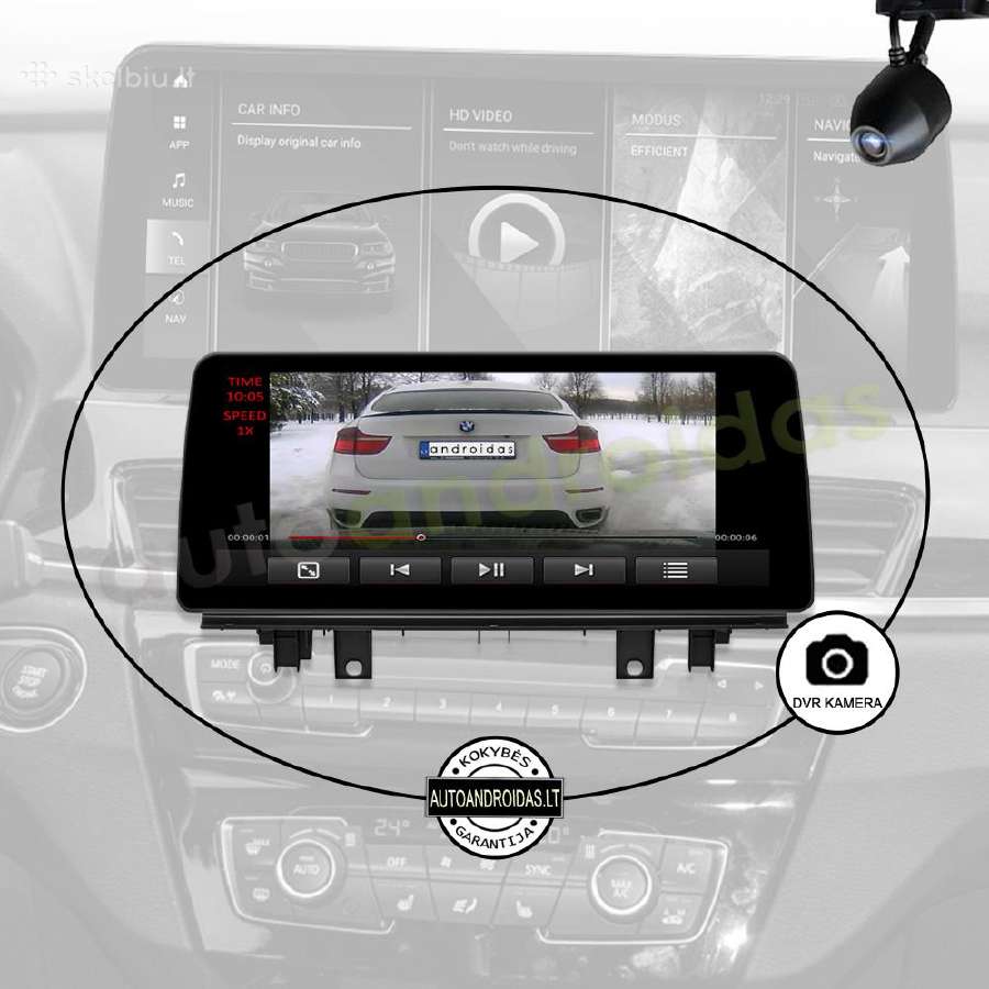 Bmw X1 F48 X2 Android multimedia 12 colių ekranu - nuotraukos Nr. 8