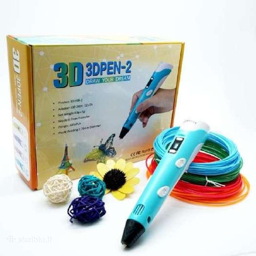 3D Pieštukas Pla ir Abs plastikui rašiklis - nuotraukos Nr. 5