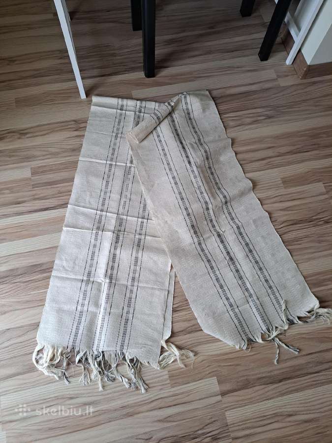 Naujas lininis rankšluostis