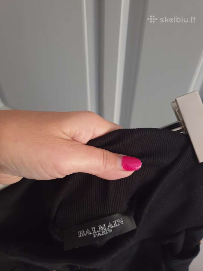Balmain juodos kelnės - nuotraukos Nr. 2