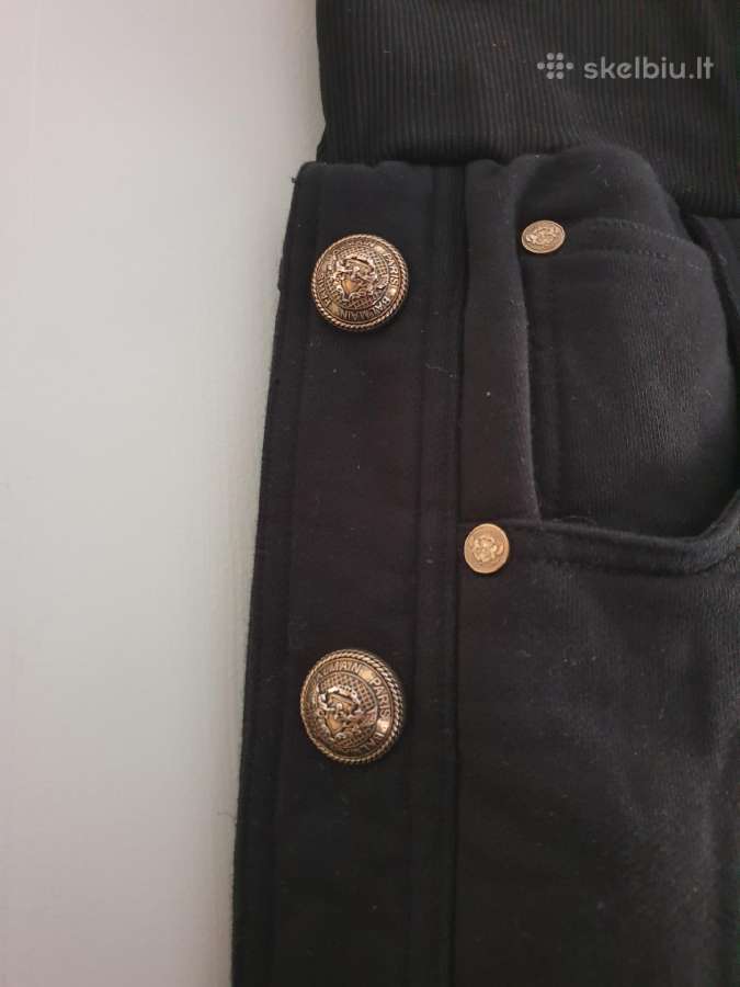 Balmain juodos kelnės - nuotraukos Nr. 5