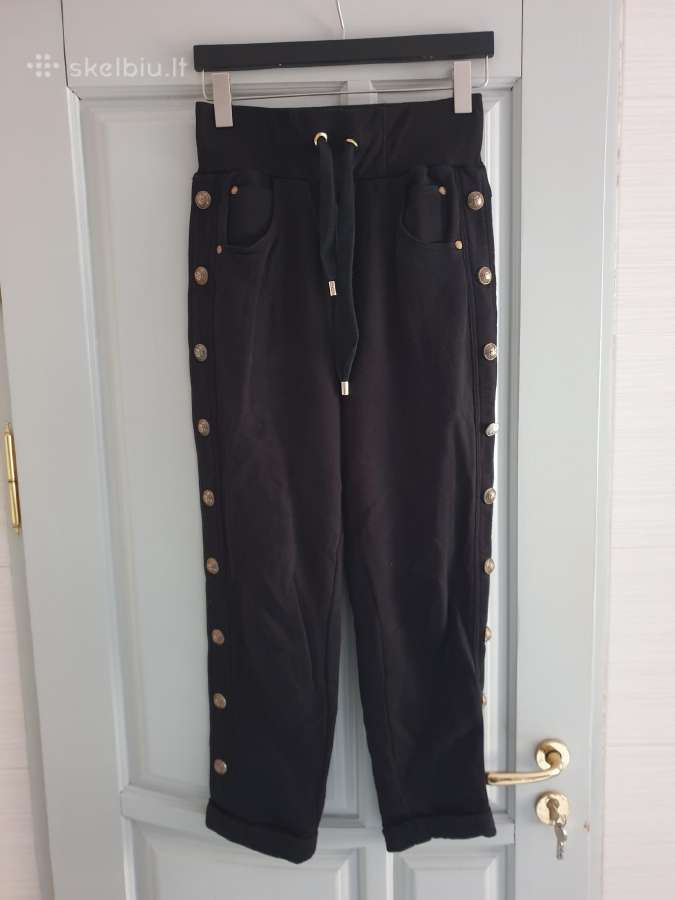 Balmain juodos kelnės