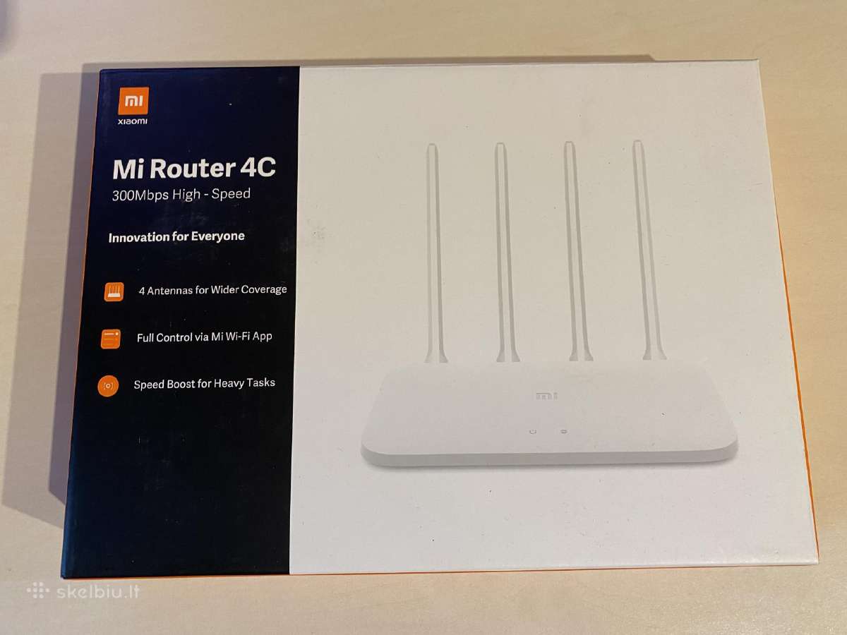 Xiaomi Mi Router 4c Maršrutizatorius - Skelbiu.lt