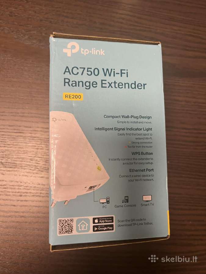 Tp-link wi-fi range extender Ac750 Re200 - nuotraukos Nr. 3