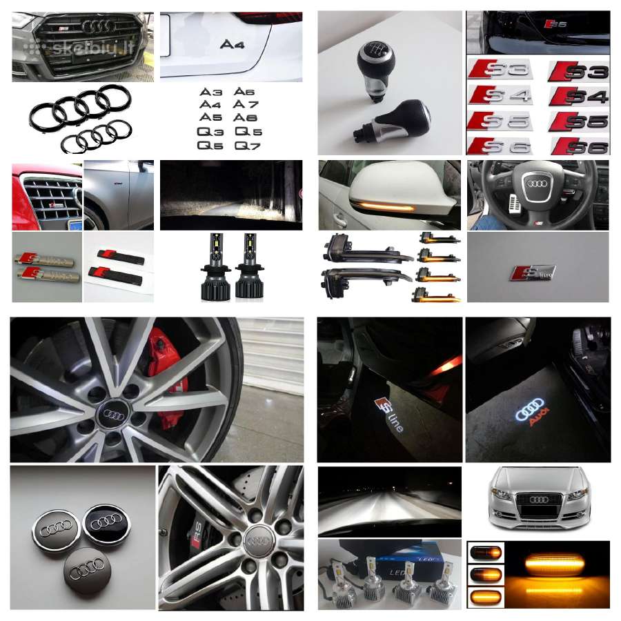 Bmw zenkliukai , Audi S-line , Amg , dalys , LED. - nuotraukos Nr. 27