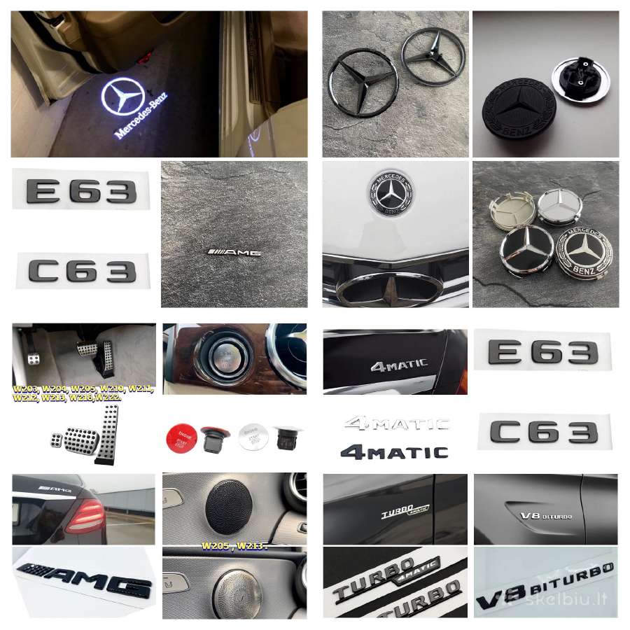 Bmw zenkliukai , Audi S-line , Amg , dalys , LED. - nuotraukos Nr. 28
