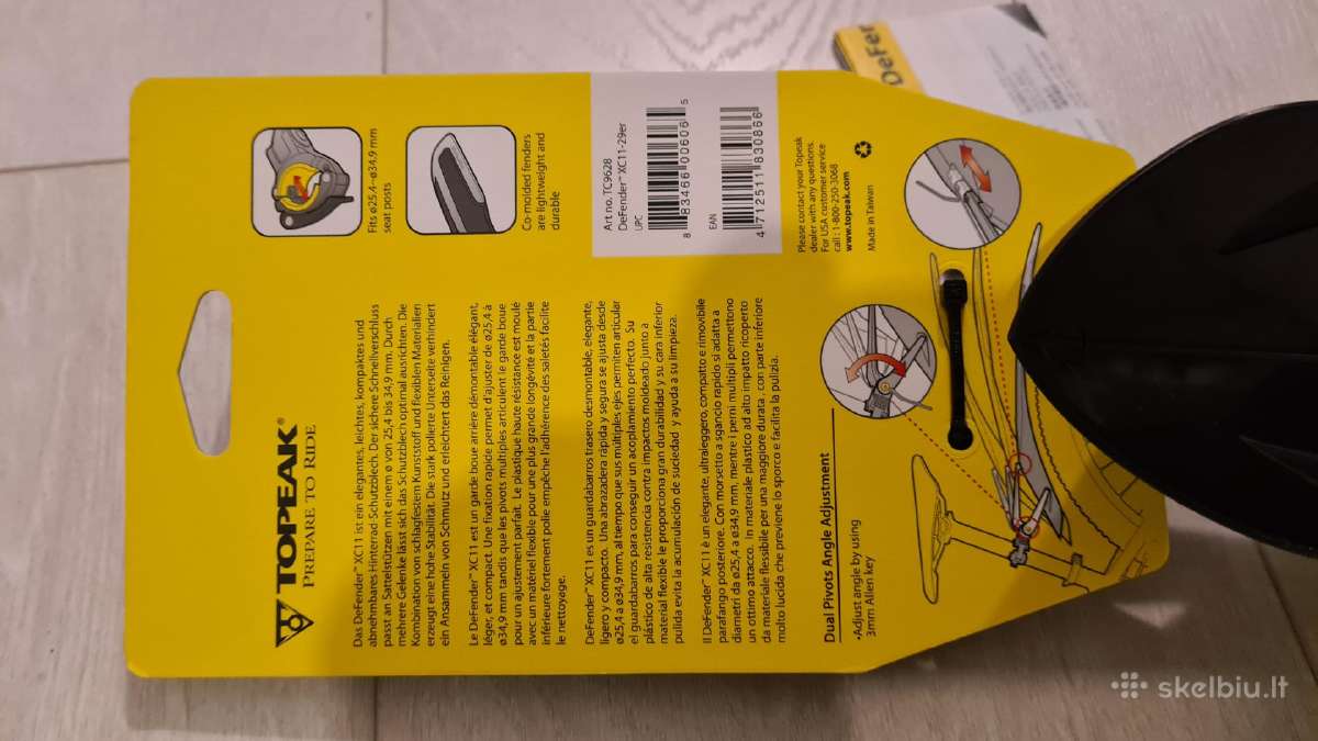 Topeak Defender Xc11 Dviračio galinis purvasaugis - nuotraukos Nr. 4