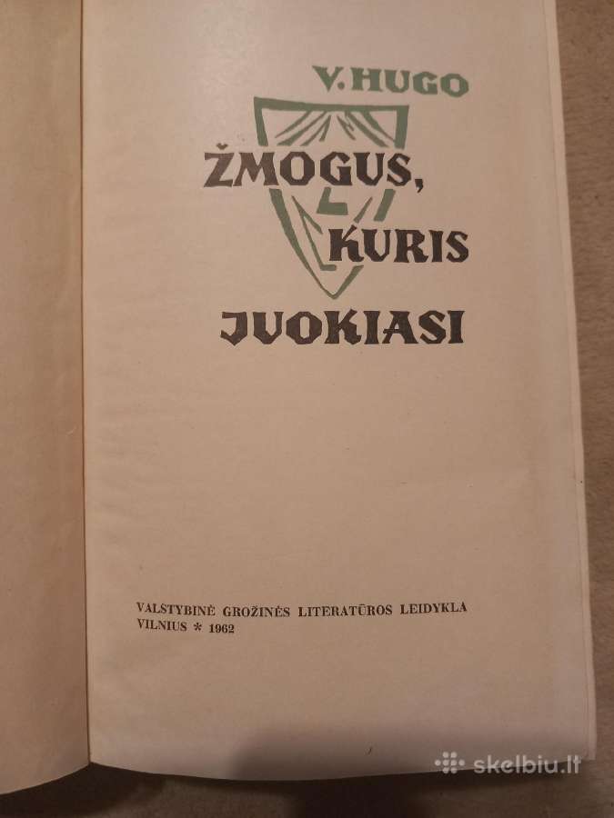 Sena Viktoro Hugo knyga - nuotraukos Nr. 2