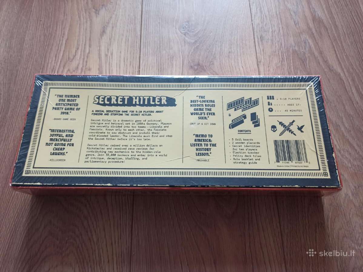 Secret hitler - neišpakuotas - nuotraukos Nr. 4