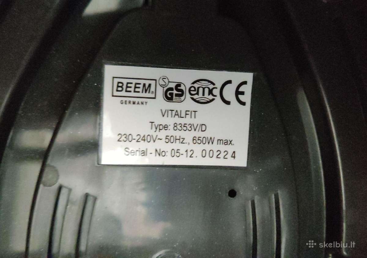 Garpuodis Beem Vital Fit 8353 V/d - nuotraukos Nr. 3