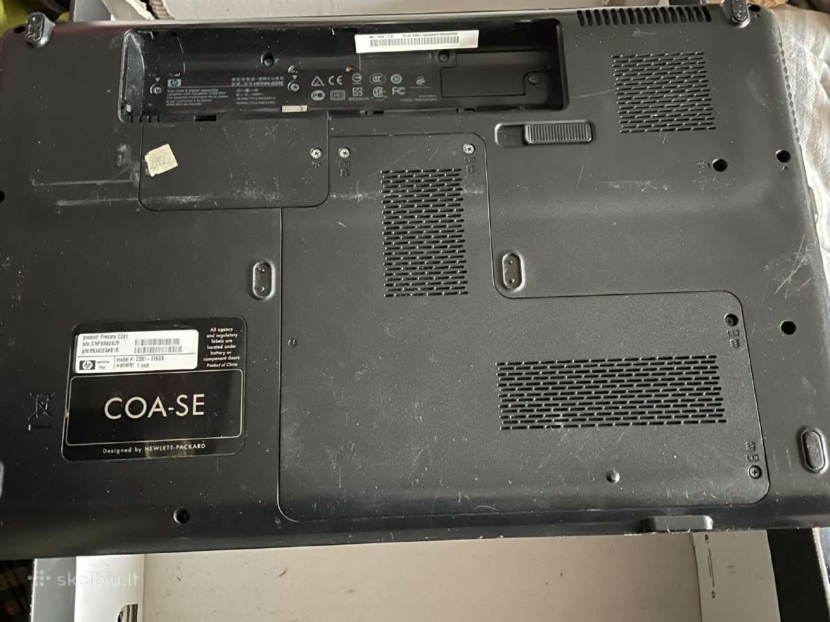 Copmaq Presario Cq61 - nuotraukos Nr. 2