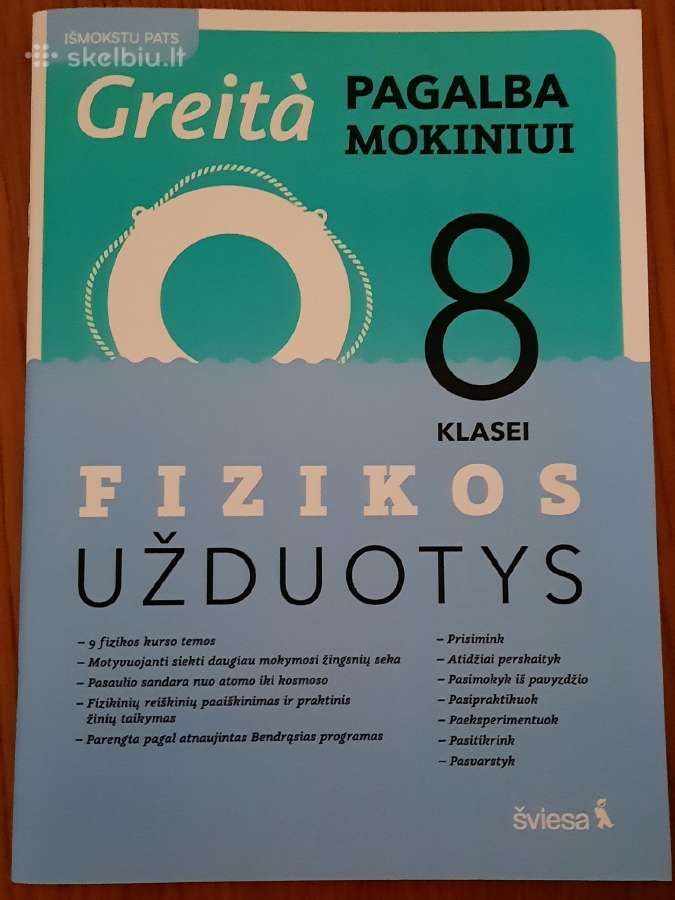 Fizikos užduotys 8 klasei