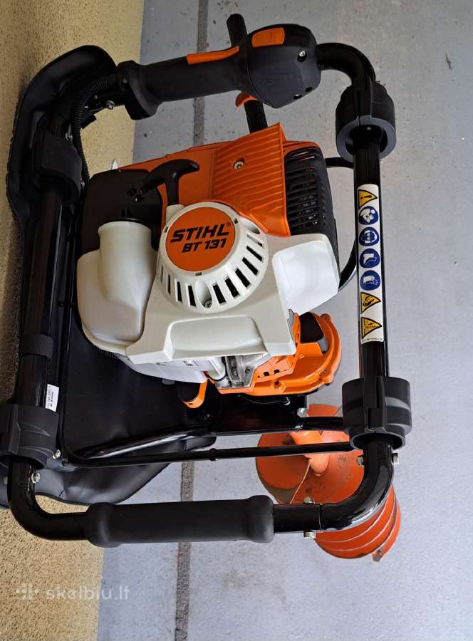 Žemės gražtas Stihl Bt131 - nuotraukos Nr. 8