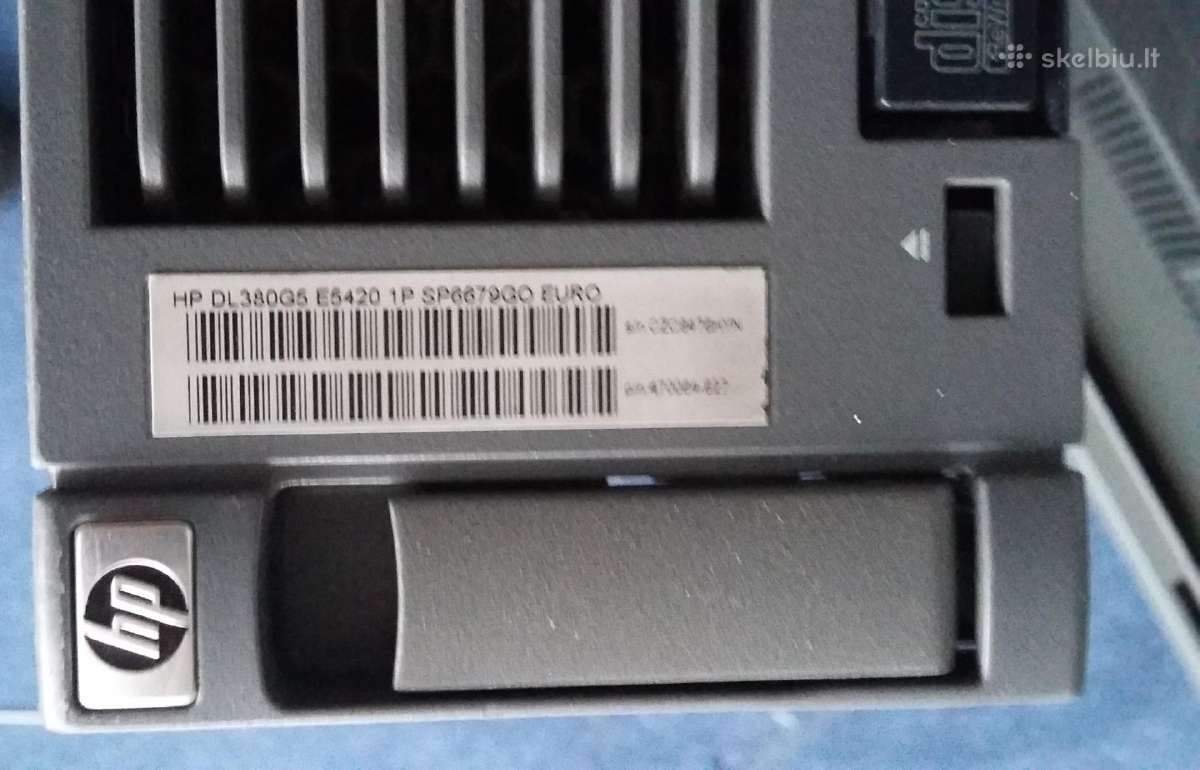 Serveris Hp Proliant Dl380 G5 E5420 1p Sp6679go - nuotraukos Nr. 2