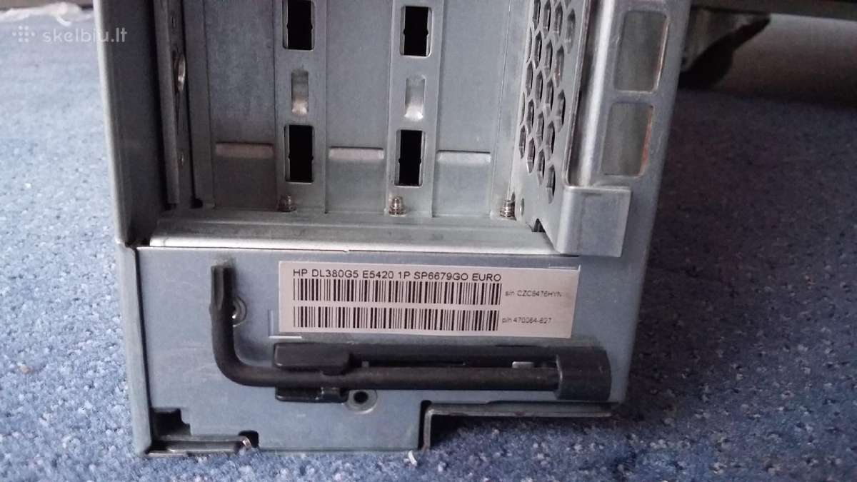 Serveris Hp Proliant Dl380 G5 E5420 1p Sp6679go - nuotraukos Nr. 3
