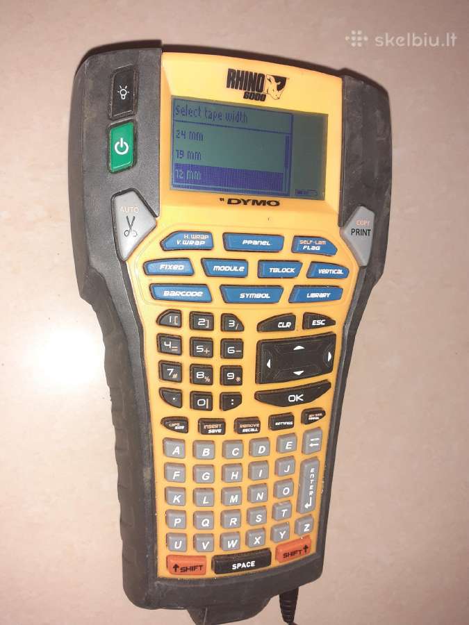 Dymo Rhino 6000 Profesiona Etikečių Spausdintuvas - nuotraukos Nr. 3