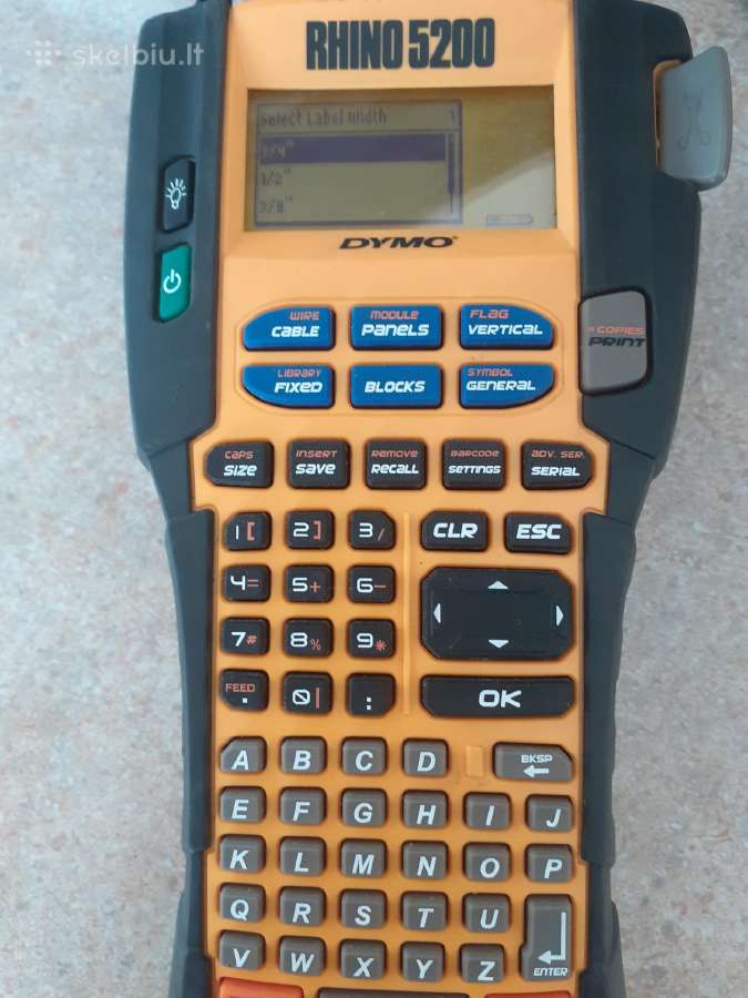 Dymo Rhino 5200 Profesiona Etikečių Spausdintuvas - nuotraukos Nr. 2