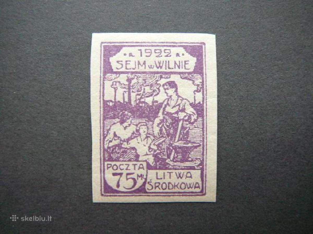 Vidurio Lietuva 1922 svarus vlt47bs