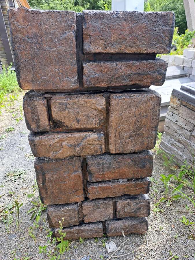 Dekoratyvinis akmuo klinkeris tvorų stulpai - nuotraukos Nr. 19