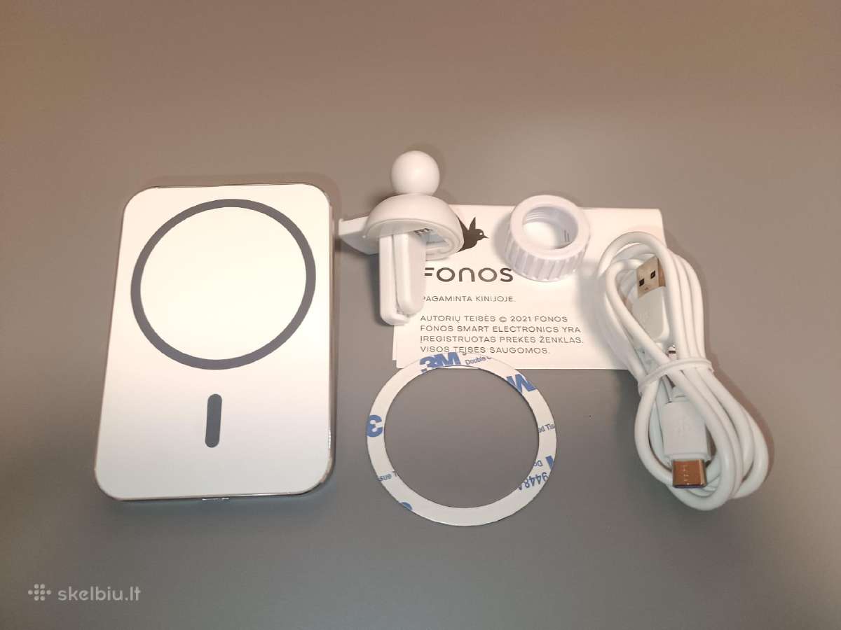Fonos belaidis automobilinis įkroviklis 15w