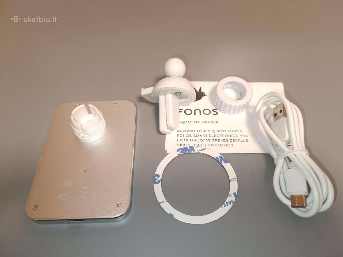 Fonos belaidis automobilinis įkroviklis 15w - nuotraukos Nr. 2