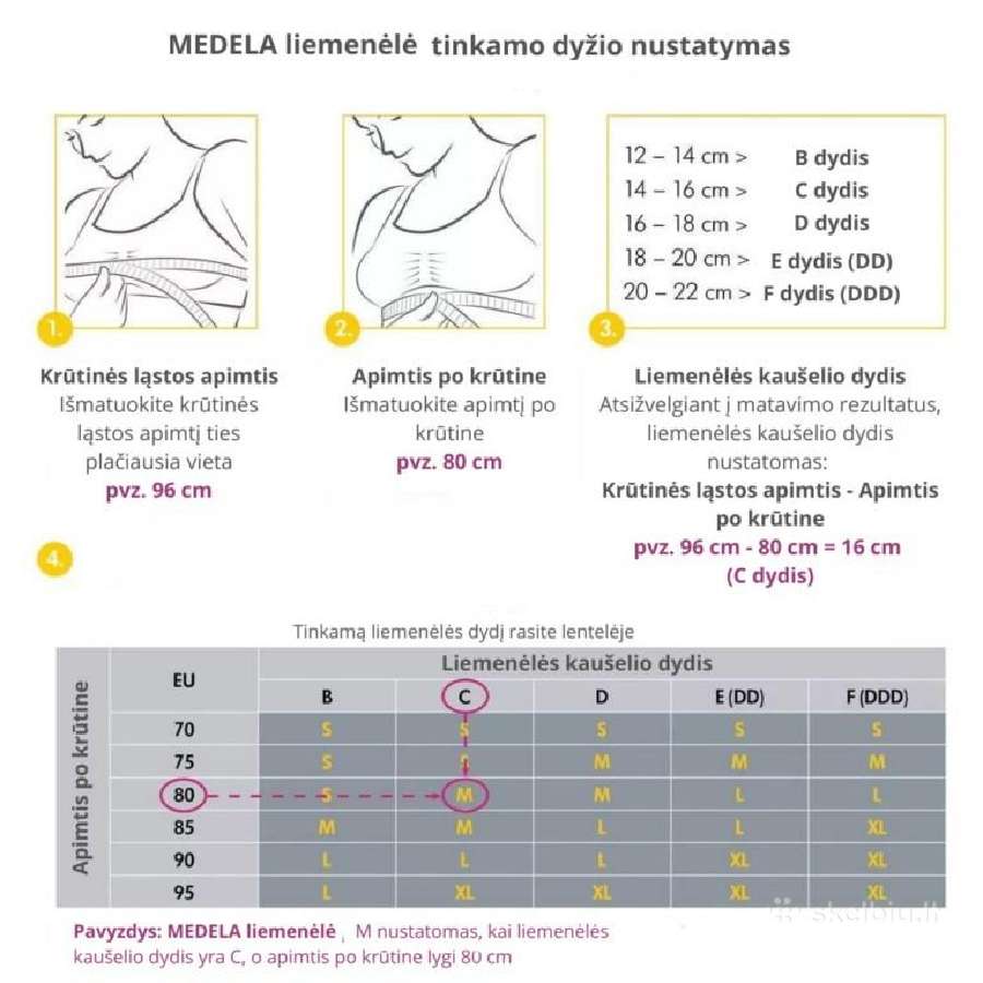 Medela Maternity and Nursing Bra liemenėlė M dydis - nuotraukos Nr. 11