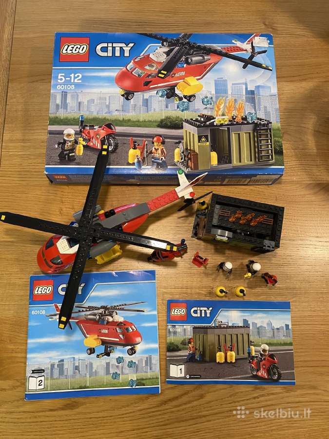 60108 Lego Ugniagesių greitojo reagavimo būrys