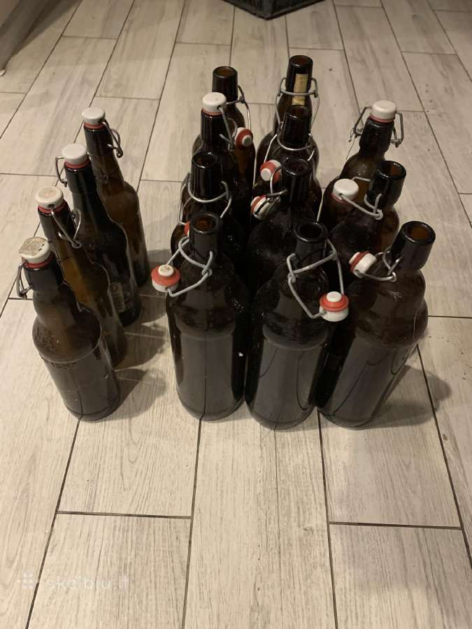 Parduodi butelius pilstyti įvairiams gėrimams
