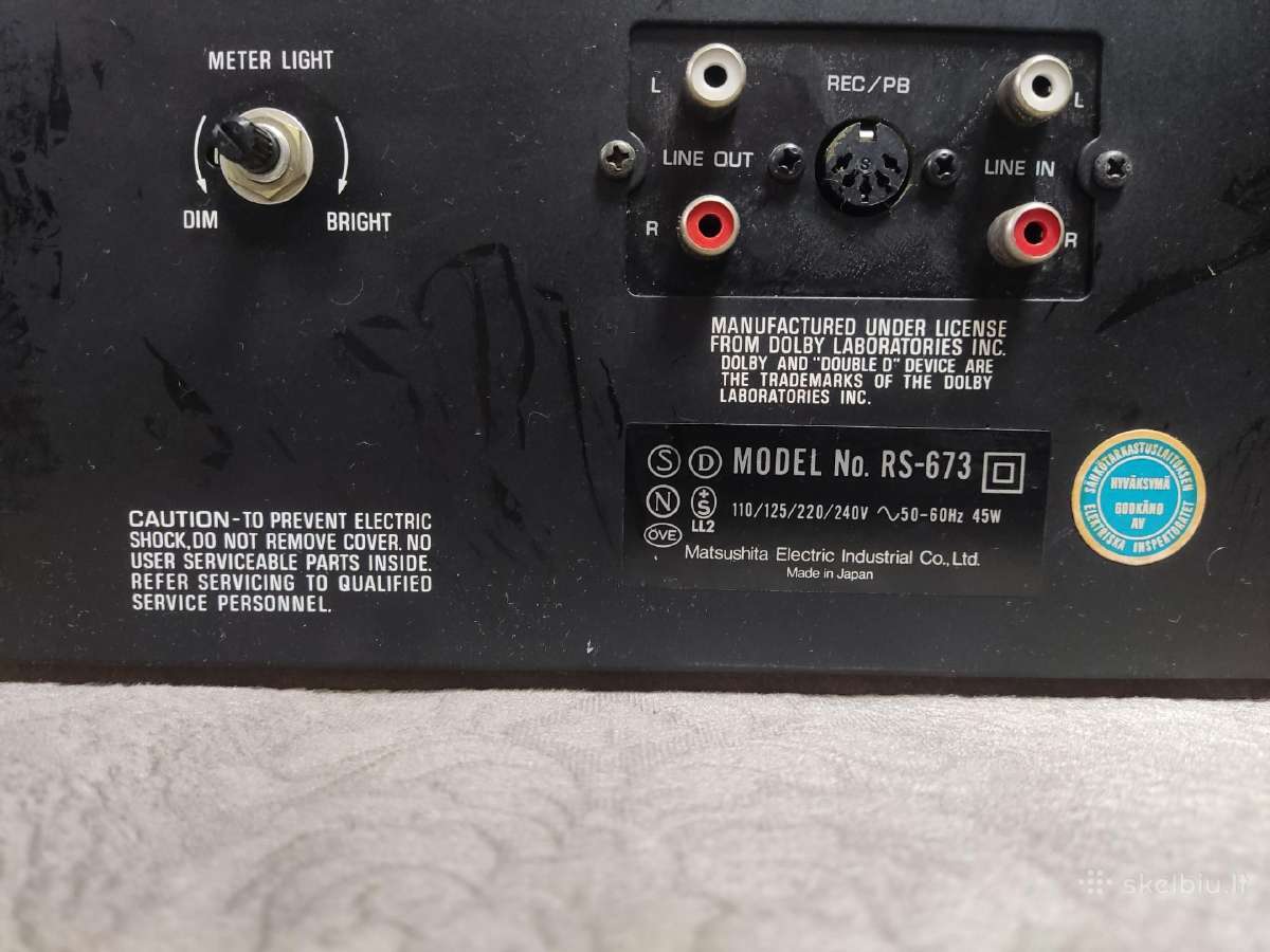 Technics RS-673 - nuotraukos Nr. 3