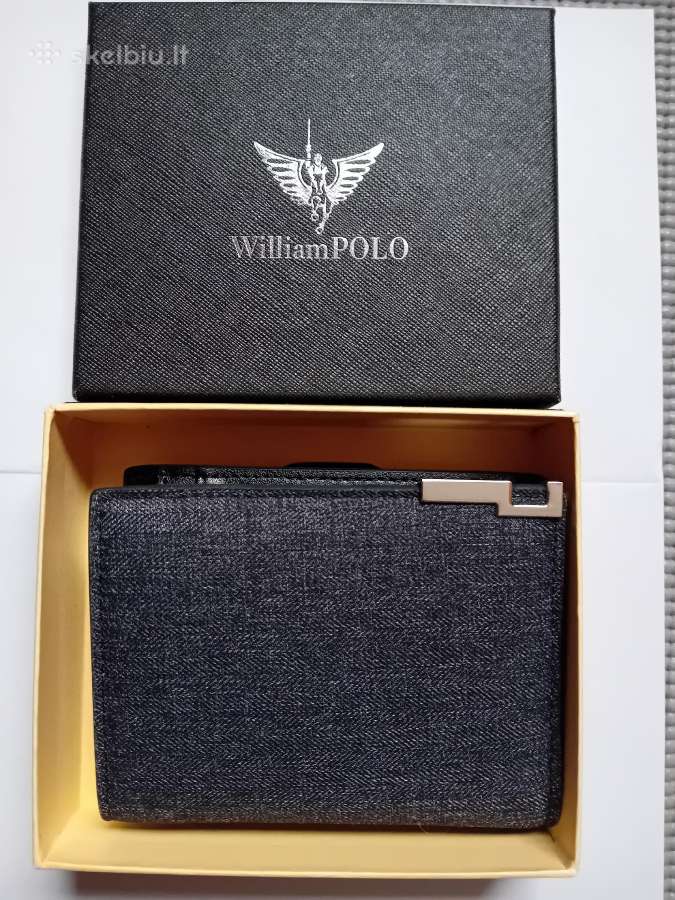 Williampolo jeans nauja vyriška piniginė