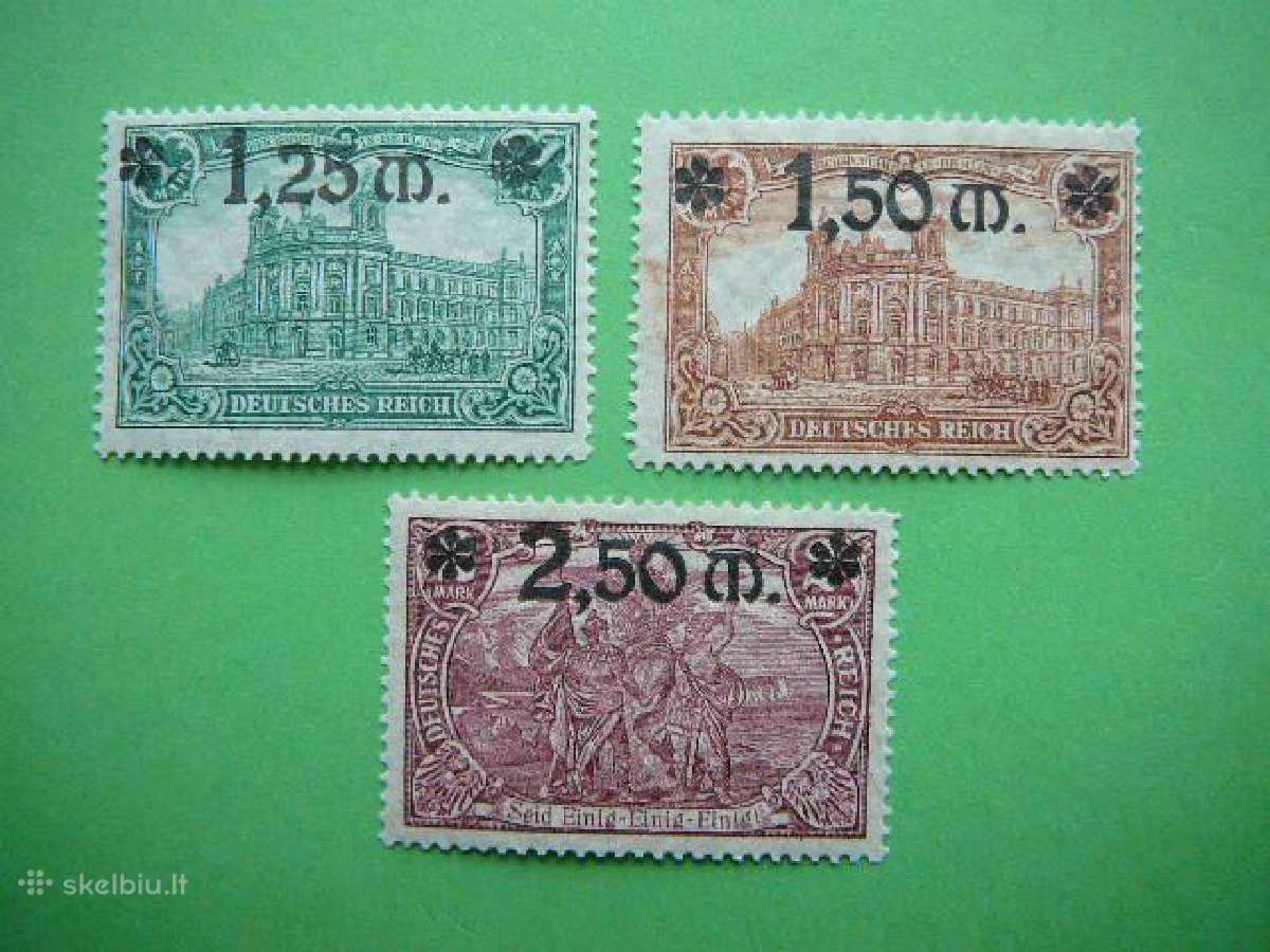 Standartai Vokietija Mnh 1920 vkt116/8sm