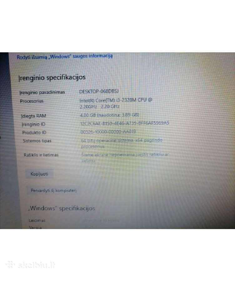 Fujitsu Lifebook Ah512 + 3 mėn. garantija - nuotraukos Nr. 5