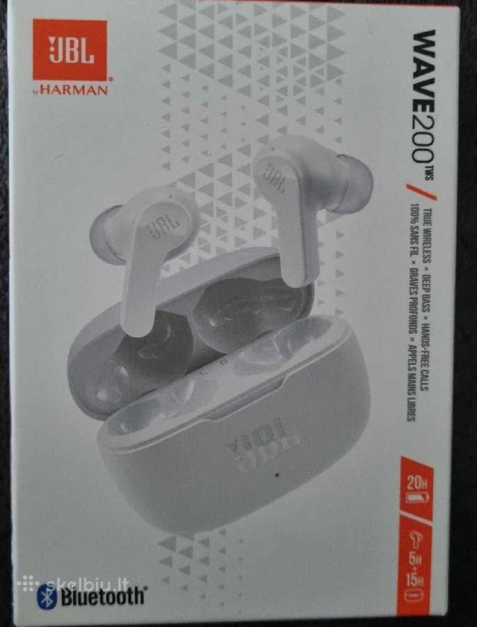 Jbl ausinės Wave200twsi