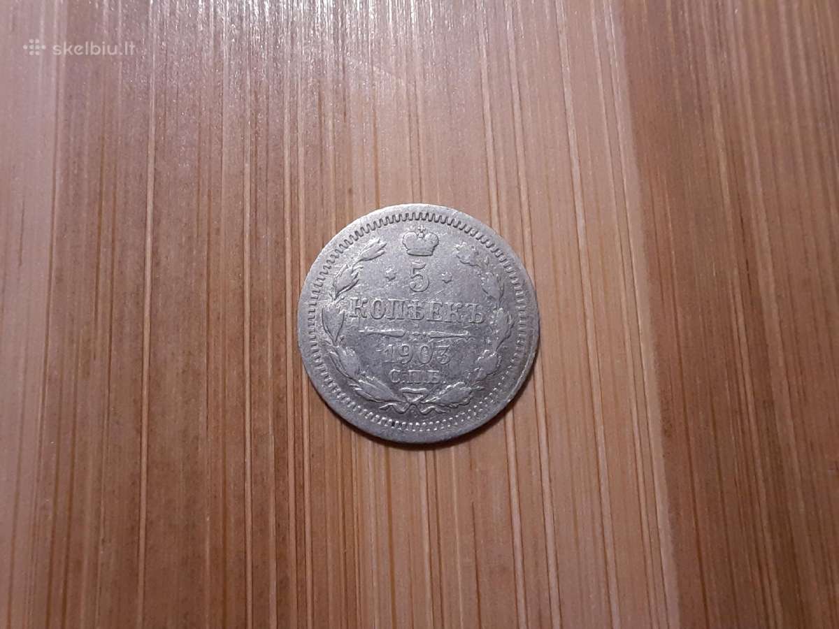 5 kapeikos 1903 carinės - sidabras