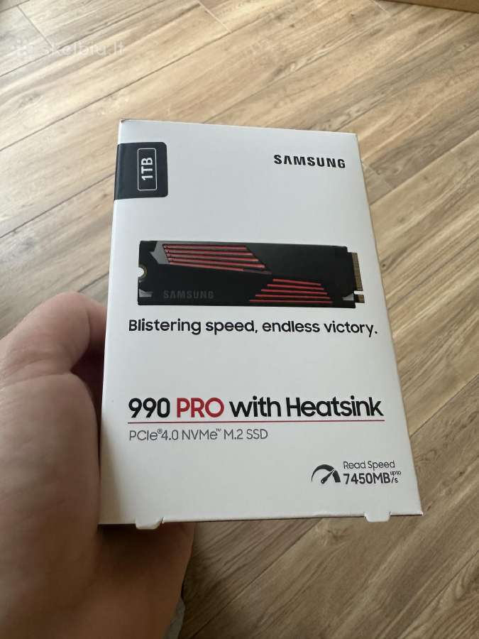 SSD 1tb samsung 990 pro su ausinimu - Skelbiu.lt