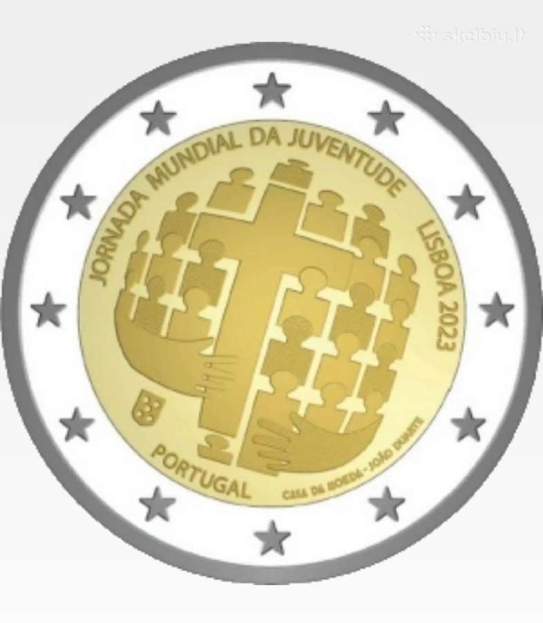 Portugalija 2 eurai Unc