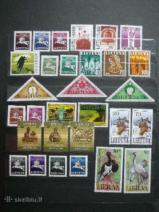 Lietuva 1991 Metinis komplektas svarus lit1991s