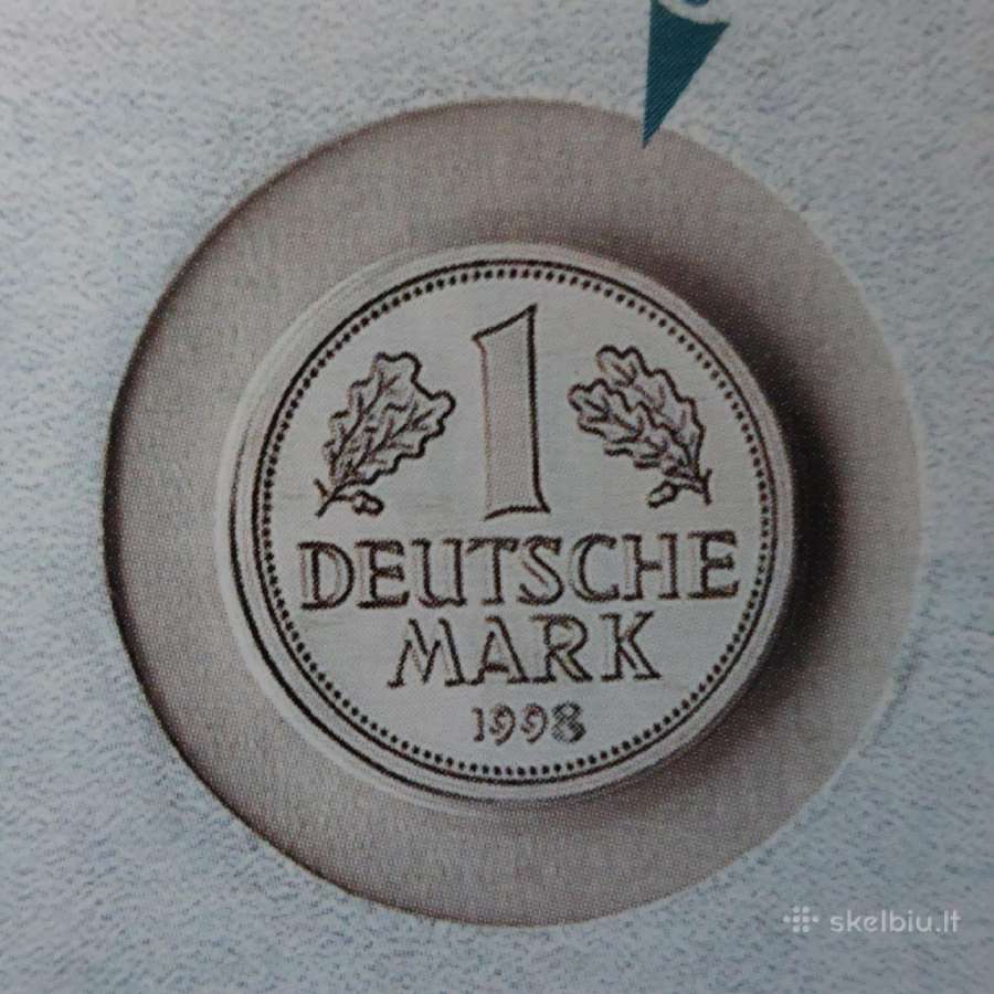 Flugblatt - " 50 Jahre Deutsche Mark " 1988 . - nuotraukos Nr. 3