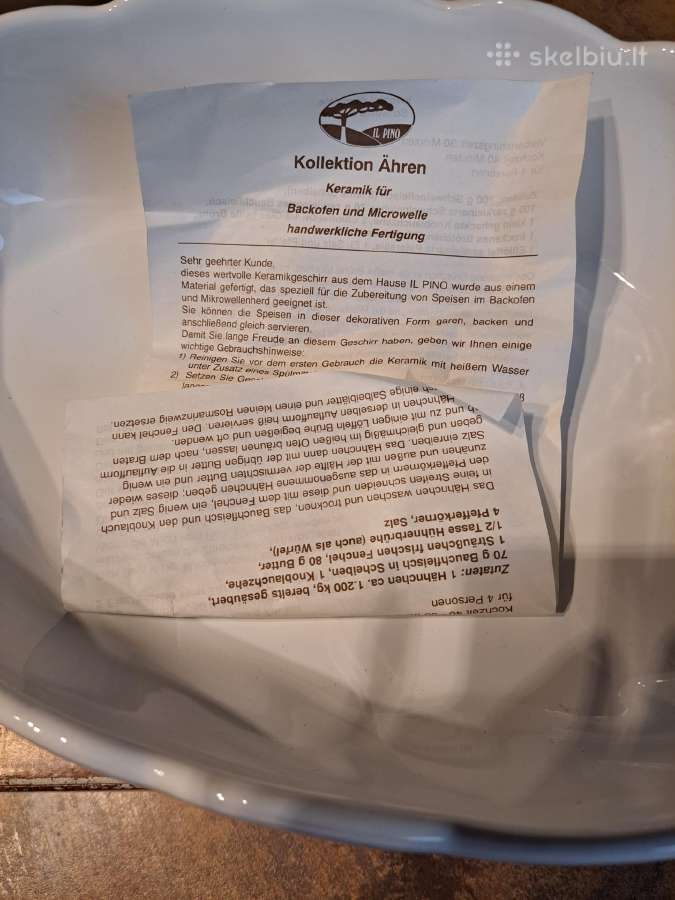 Keramikine kepimo forma - nuotraukos Nr. 3