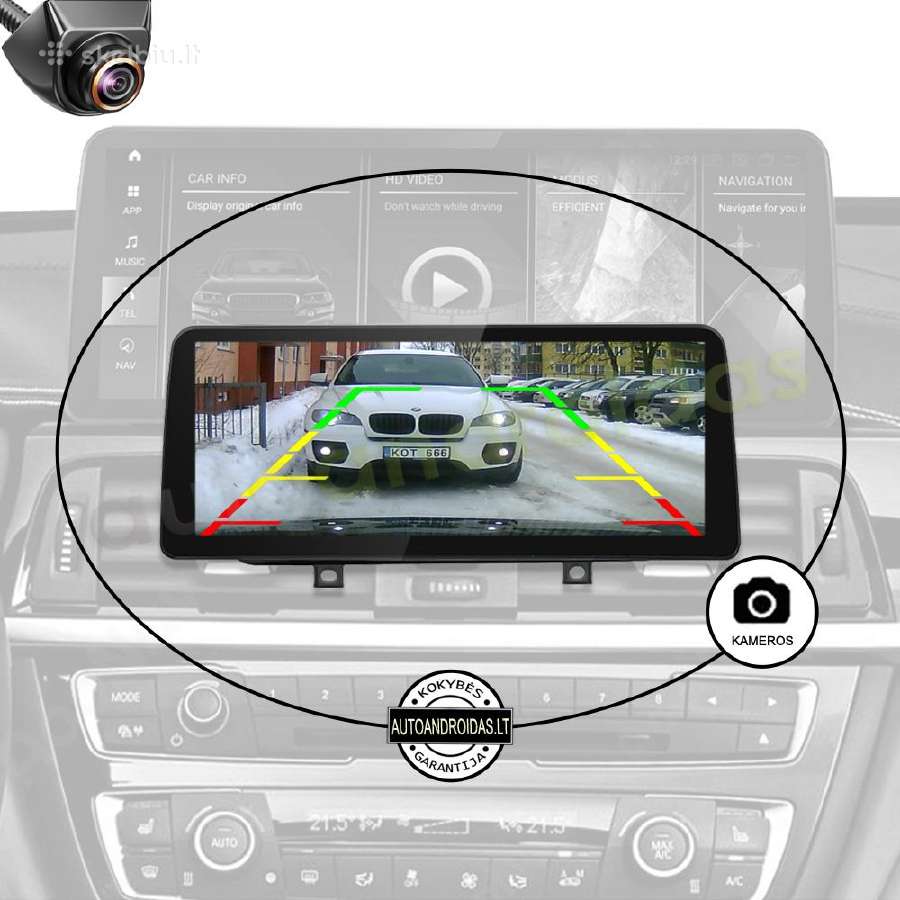 Bmw 1 F20 F21 2 F23 Android multimedia 12 colių - nuotraukos Nr. 7