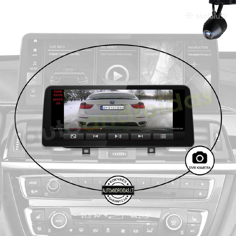 Bmw 1 F20 F21 2 F23 Android multimedia 12 colių - nuotraukos Nr. 8