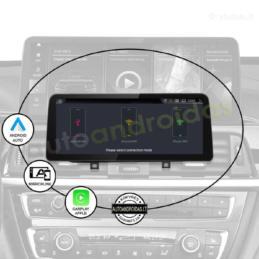 Bmw 1 F20 F21 2 F23 Android multimedia 12 colių - nuotraukos Nr. 10
