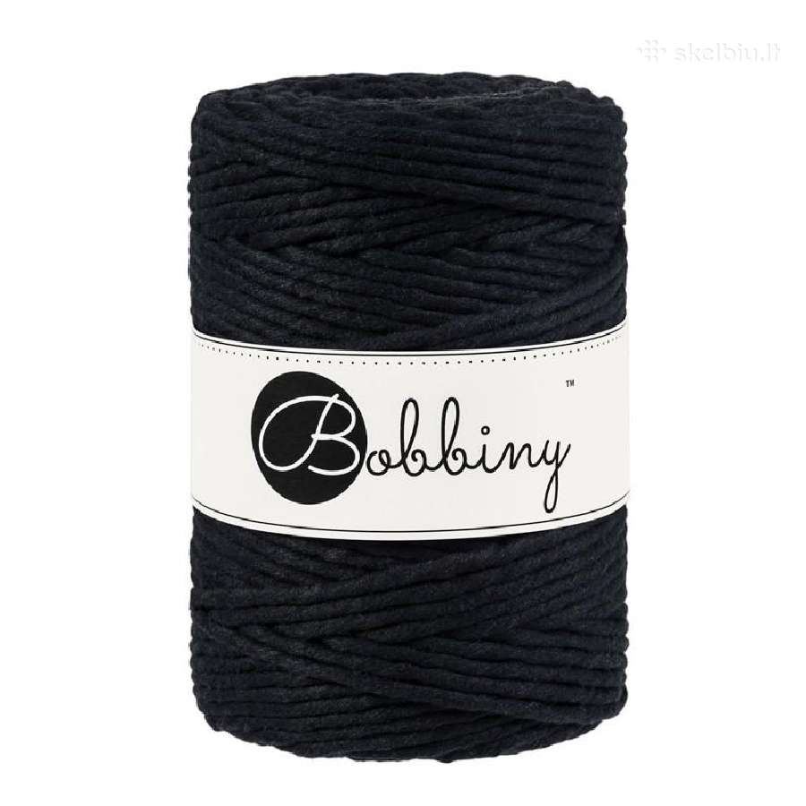 Bobbiny medvilninės macrame virvės 5 mm /100 m - nuotraukos Nr. 8