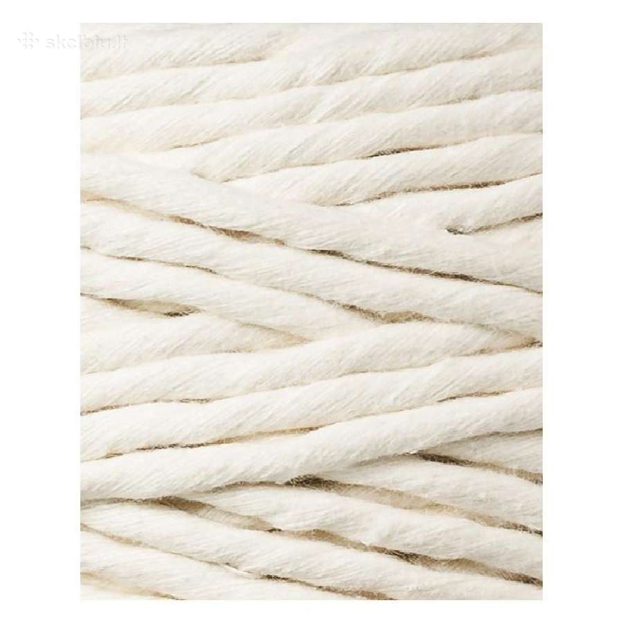 Bobbiny medvilninės macrame virvės 5 mm /100 m - nuotraukos Nr. 6