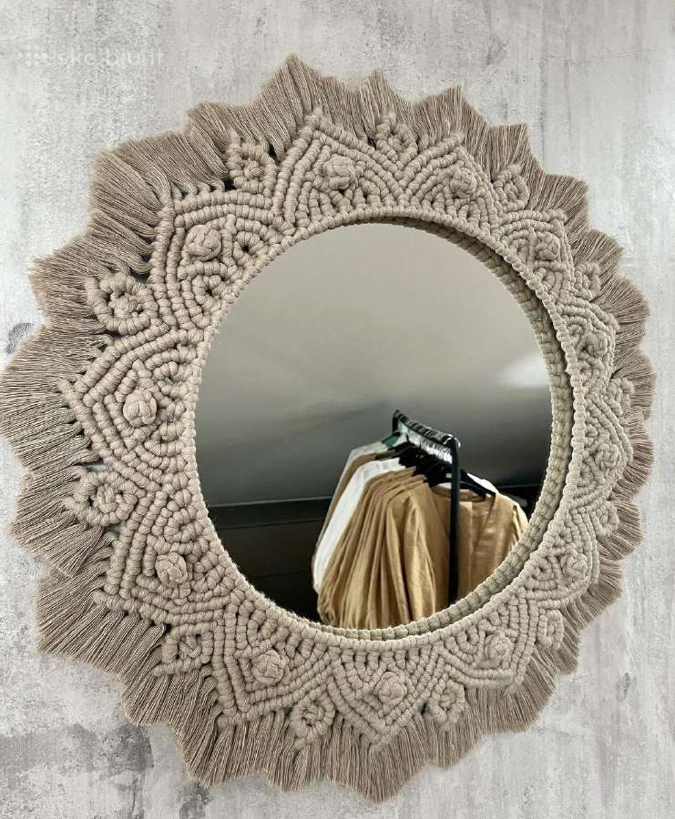Bobbiny medvilninės macrame virvės 5 mm /100 m - nuotraukos Nr. 7