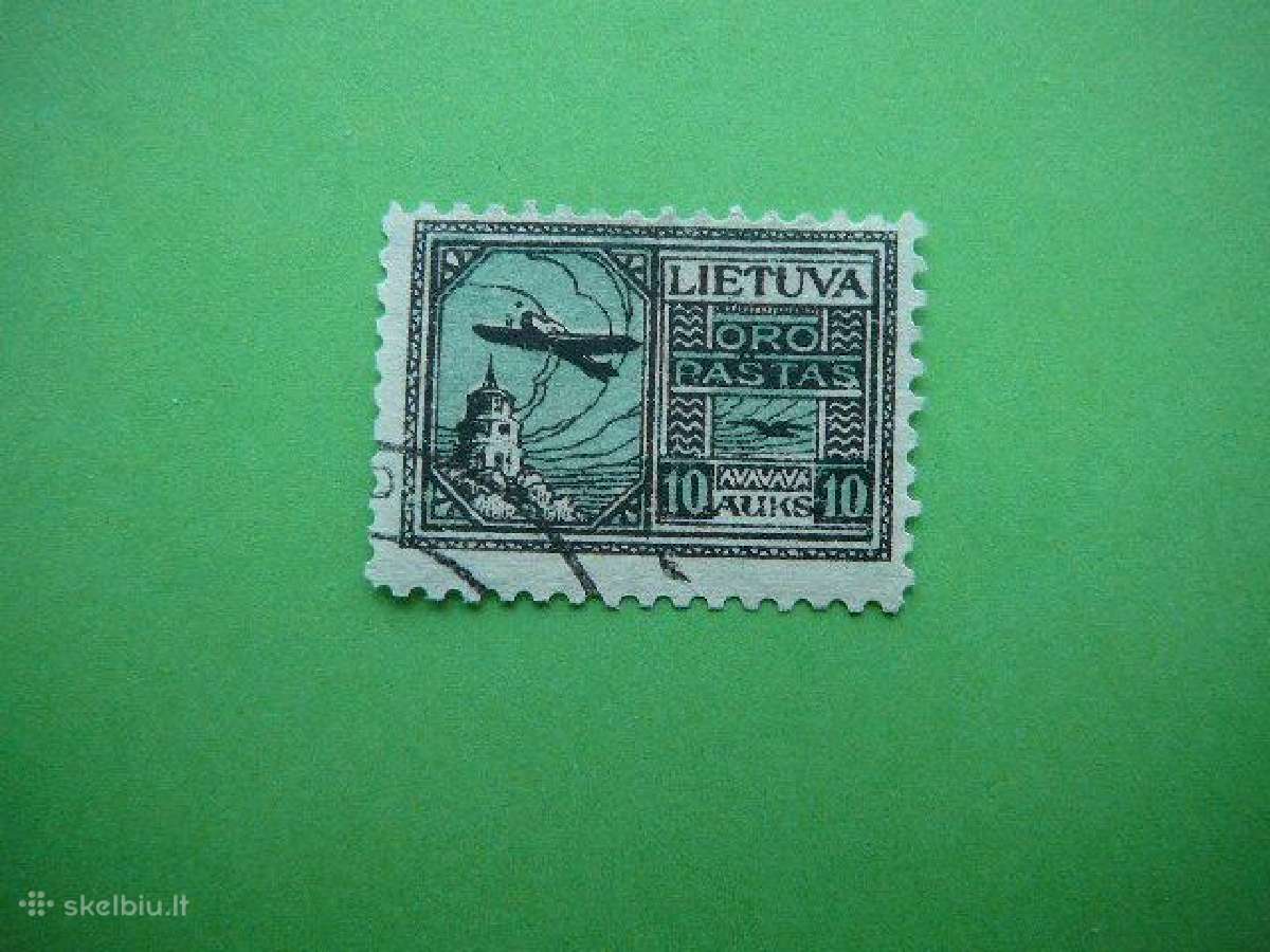 Lietuva 1922 Lektuvai antsp. lit123a
