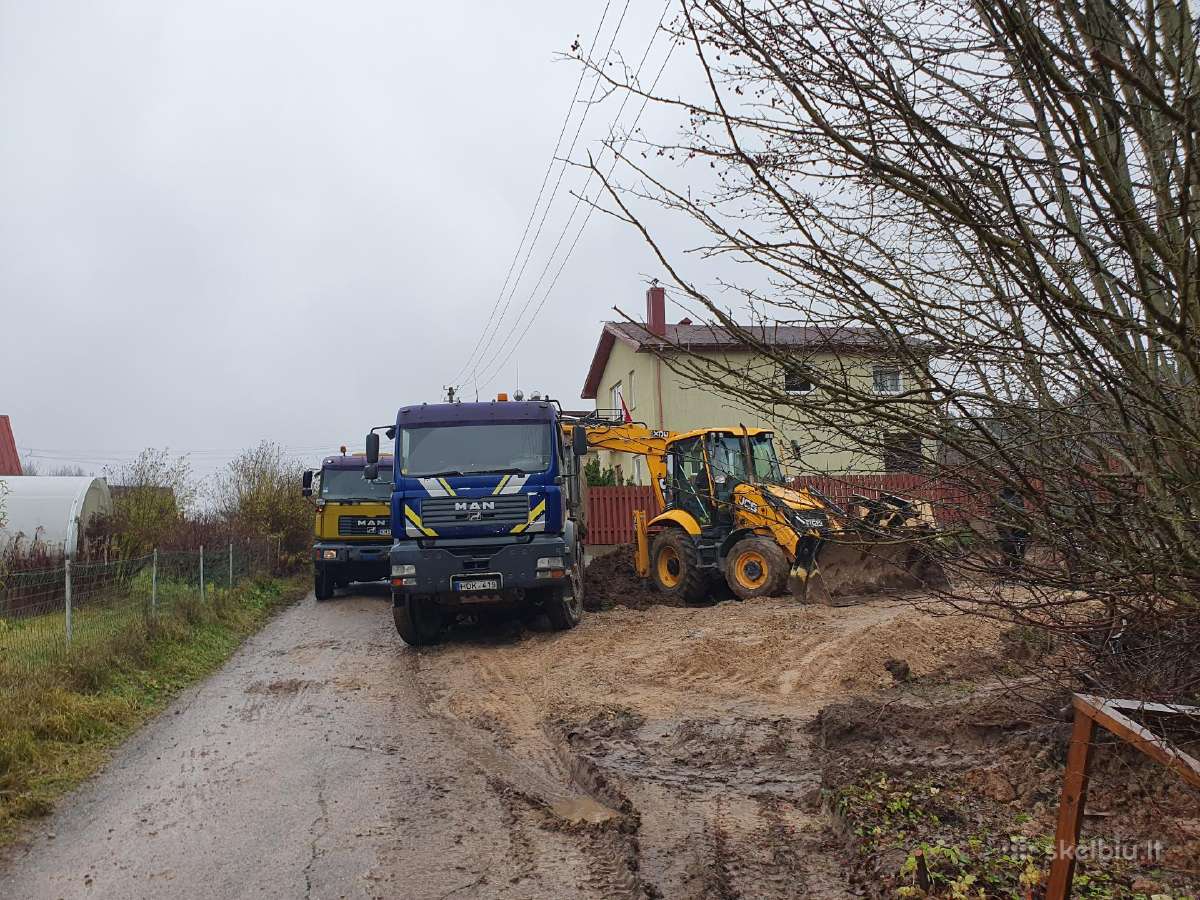 Žvyras Smėlis Juodžemis Savivarčio6x6nuoma betonas - nuotraukos Nr. 8