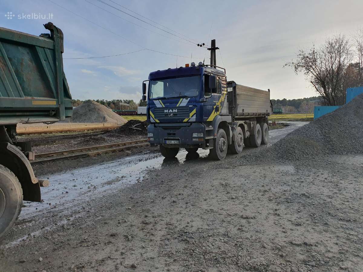 Žvyras Smėlis Juodžemis Savivarčio6x6nuoma betonas - nuotraukos Nr. 37