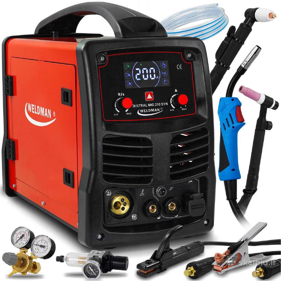 Naujiena Weldman 4 in 1 Mig/tig/mma/plasma - nuotraukos Nr. 2